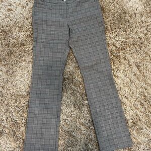 Soho Black and White Plaid Pants